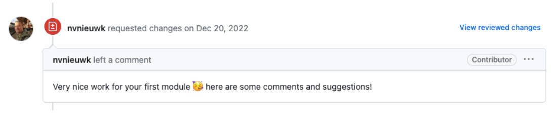 Review comment in GitHub